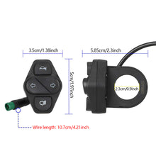Load image into Gallery viewer, 5 Pin Turn Signal Switch Master Headlight Button with Horn Left Right Indicator Control for Kukirin G2 Electric Scooter Replacement Part
