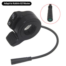 Load image into Gallery viewer, Electric Scooter Accelerator Switch Thumb Throttle with Dual Button for Kukirin G2 Master Single/Dual Drive Replacement Part
