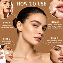 Load image into Gallery viewer, Facial Hair Removal Cream Gentle And Non-irritating Completely Painless Suitable For Sensitive Skin Smooth and Refreshing

