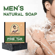 Load image into Gallery viewer, Anti Mite Exfoliating Men's Soap Deep Cleansing Body with Essential Oils Rich Foam Moisturizing Grooming Gift for Husband Dad ﻿

