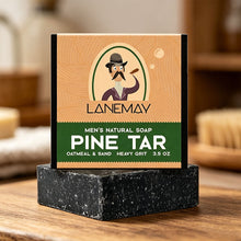 Load image into Gallery viewer, Anti Mite Exfoliating Men's Soap Deep Cleansing Body with Essential Oils Rich Foam Moisturizing Grooming Gift for Husband Dad ﻿
