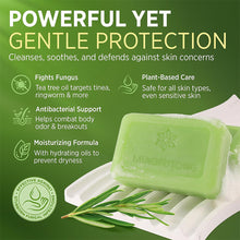 Load image into Gallery viewer, Tea Tree Soap Soap Bar with Tea Tree Oil Natural Soaps for Body Skin Cleaning Gentle Exfoliating Bar Soap Facial Cleansing Soap
