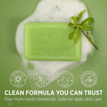 Load image into Gallery viewer, Tea Tree Soap Soap Bar with Tea Tree Oil Natural Soaps for Body Skin Cleaning Gentle Exfoliating Bar Soap Facial Cleansing Soap
