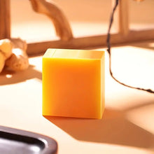 Load image into Gallery viewer, Turmeric Soap Face Cleansing Anti Acne Lightening Soap Remove Pimples Dark Spots Oil Control Lightening Ginger Handmade Soap
