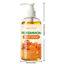 Load image into Gallery viewer, Eliminate Odors Gently Nourishing Body Persimmon Shower Gel Wash Deep Cleansing Moisturizing Shower Gel Aroma Body Care
