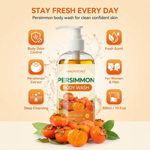 Load image into Gallery viewer, Eliminate Odors Gently Nourishing Body Persimmon Shower Gel Wash Deep Cleansing Moisturizing Shower Gel Aroma Body Care

