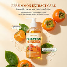 Load image into Gallery viewer, Eliminate Odors Gently Nourishing Body Persimmon Shower Gel Wash Deep Cleansing Moisturizing Shower Gel Aroma Body Care

