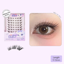 Load image into Gallery viewer, Self-adhesive Glue Free False Eyelashes Reusable DIY Segmented DIY Lashes Clusters No Glue Needed Natural Soft Lashes
