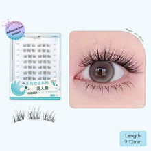 Load image into Gallery viewer, Self-adhesive Glue Free False Eyelashes Reusable DIY Segmented DIY Lashes Clusters No Glue Needed Natural Soft Lashes
