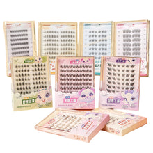Load image into Gallery viewer, Self-adhesive Glue Free False Eyelashes Reusable DIY Segmented DIY Lashes Clusters No Glue Needed Natural Soft Lashes
