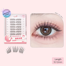Load image into Gallery viewer, Self-adhesive Glue Free False Eyelashes Reusable DIY Segmented DIY Lashes Clusters No Glue Needed Natural Soft Lashes
