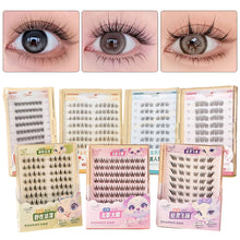 Load image into Gallery viewer, Self-adhesive Glue Free False Eyelashes Reusable DIY Segmented DIY Lashes Clusters No Glue Needed Natural Soft Lashes
