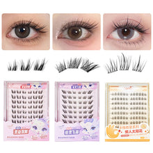 Load image into Gallery viewer, Self-adhesive Glue Free False Eyelashes Reusable DIY Segmented DIY Lashes Clusters No Glue Needed Natural Soft Lashes
