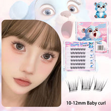 Load image into Gallery viewer, DIY Clusters Lashes False Eyelashes Fox-style Glue-free Self Adhesive Eyelashes 6 Rows U-shaped False Eyelashes Makeup Tool

