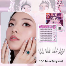 Load image into Gallery viewer, DIY Clusters Lashes False Eyelashes Fox-style Glue-free Self Adhesive Eyelashes 6 Rows U-shaped False Eyelashes Makeup Tool
