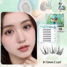 Load image into Gallery viewer, DIY Clusters Lashes False Eyelashes Fox-style Glue-free Self Adhesive Eyelashes 6 Rows U-shaped False Eyelashes Makeup Tool
