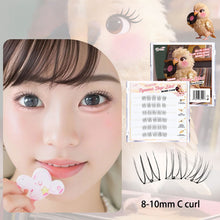 Load image into Gallery viewer, DIY Clusters Lashes False Eyelashes Fox-style Glue-free Self Adhesive Eyelashes 6 Rows U-shaped False Eyelashes Makeup Tool
