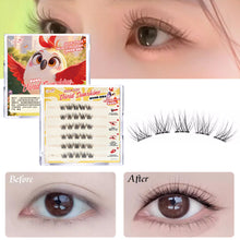 Load image into Gallery viewer, DIY Clusters Lashes False Eyelashes Fox-style Glue-free Self Adhesive Eyelashes 6 Rows U-shaped False Eyelashes Makeup Tool
