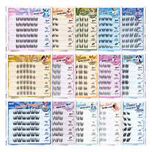 Load image into Gallery viewer, DIY Clusters Lashes False Eyelashes Fox-style Glue-free Self Adhesive Eyelashes 6 Rows U-shaped False Eyelashes Makeup Tool
