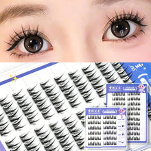 Load image into Gallery viewer, 6/10 Rows Glue-free False Eyelashes Sunflower Wispy Idol Lashes Enlarge Eyes Natural Self Adhesive Eyelash Extension
