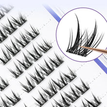 Load image into Gallery viewer, 6/10 Rows Glue-free False Eyelashes Sunflower Wispy Idol Lashes Enlarge Eyes Natural Self Adhesive Eyelash Extension
