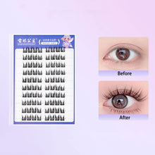 Load image into Gallery viewer, 6/10 Rows Glue-free False Eyelashes Sunflower Wispy Idol Lashes Enlarge Eyes Natural Self Adhesive Eyelash Extension
