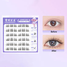 Load image into Gallery viewer, 6/10 Rows Glue-free False Eyelashes Sunflower Wispy Idol Lashes Enlarge Eyes Natural Self Adhesive Eyelash Extension

