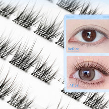 Load image into Gallery viewer, Ultra-thin Lashes Zero-touch Sunflower False Eyelashes Natural Clusters Lashes with Eyelash No-glue Self Adhesive Eyelashes Makeup
