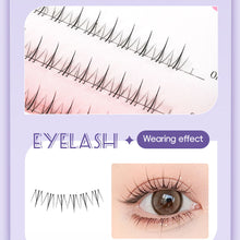 Load image into Gallery viewer, Soft Bottom Lashes Single Root Lower Eyelashes Wildcat False Eyelashes Grafting Collection Curly Natural Slender Lower Eyelashes
