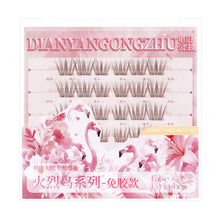 Load image into Gallery viewer, 6Rows Adhesive Free Segmented False Eyelashes Natural Single Cluster Ultra-fine Self-adhesive Novice False Eyelashes
