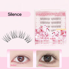 Load image into Gallery viewer, 6Rows Adhesive Free Segmented False Eyelashes Natural Single Cluster Ultra-fine Self-adhesive Novice False Eyelashes
