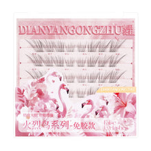 Load image into Gallery viewer, 6Rows Adhesive Free Segmented False Eyelashes Natural Single Cluster Ultra-fine Self-adhesive Novice False Eyelashes
