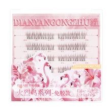 Load image into Gallery viewer, 6Rows Adhesive Free Segmented False Eyelashes Natural Single Cluster Ultra-fine Self-adhesive Novice False Eyelashes
