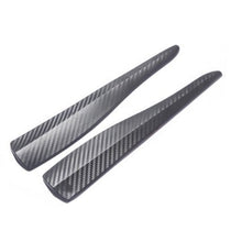 Load image into Gallery viewer, 2Pcs Universal Car Bumper Corner Protector Front Rear Anti-Collision Rubber Strip Carbon Fiber Pattern Edge Guard Scratch Proof Self-Adhesive
