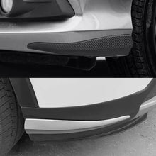 Load image into Gallery viewer, 2Pcs Universal Car Bumper Corner Protector Front Rear Anti-Collision Rubber Strip Carbon Fiber Pattern Edge Guard Scratch Proof Self-Adhesive
