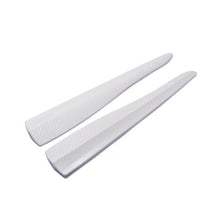 Load image into Gallery viewer, 2Pcs Universal Car Bumper Corner Protector Front Rear Anti-Collision Rubber Strip Carbon Fiber Pattern Edge Guard Scratch Proof Self-Adhesive
