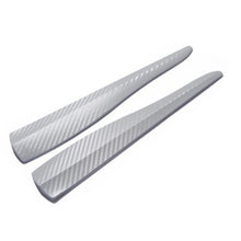Load image into Gallery viewer, 2Pcs Universal Car Bumper Corner Protector Front Rear Anti-Collision Rubber Strip Carbon Fiber Pattern Edge Guard Scratch Proof Self-Adhesive
