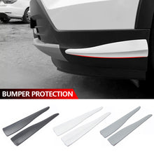 Load image into Gallery viewer, 2Pcs Universal Car Bumper Corner Protector Front Rear Anti-Collision Rubber Strip Carbon Fiber Pattern Edge Guard Scratch Proof Self-Adhesive
