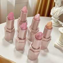 Load image into Gallery viewer, Dark Purple Diamond Metallic Glitter Lipstick Waterproof Long-Lasting Pearlescent Highly Pigmented Lip Tint Sparkling Lip Gloss
