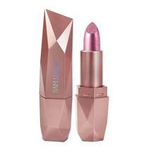 Load image into Gallery viewer, Dark Purple Diamond Metallic Glitter Lipstick Waterproof Long-Lasting Pearlescent Highly Pigmented Lip Tint Sparkling Lip Gloss
