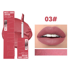 Load image into Gallery viewer, 6 Colors of Long-Lasting Velvet Liquid Lipstick with Matte Texture Waterproof Non-Stick Cup Professional Lip Makeup Products
