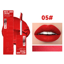Load image into Gallery viewer, 6 Colors of Long-Lasting Velvet Liquid Lipstick with Matte Texture Waterproof Non-Stick Cup Professional Lip Makeup Products
