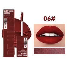 Load image into Gallery viewer, 6 Colors of Long-Lasting Velvet Liquid Lipstick with Matte Texture Waterproof Non-Stick Cup Professional Lip Makeup Products
