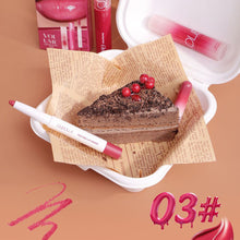 Load image into Gallery viewer, 3Pcs Lip Liner &amp; Water Gloss Lip Tint &amp; Mirror Lipstick Set Long Lasting Non-Sticky Shiny Pearl Moisturizing Makeup Kit
