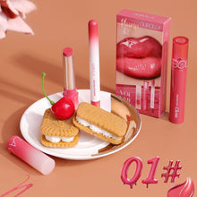 Load image into Gallery viewer, 3Pcs Lip Liner &amp; Water Gloss Lip Tint &amp; Mirror Lipstick Set Long Lasting Non-Sticky Shiny Pearl Moisturizing Makeup Kit
