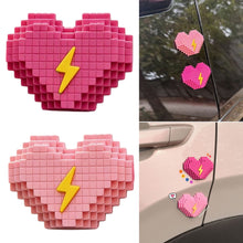 Load image into Gallery viewer, Cartoon Heart Car Sticker for Trunk Door Bumper Soft Rubber Anti-Collision Decal Cute Vehicle Exterior Decoration Self-Adhesive
