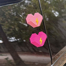 Load image into Gallery viewer, Cartoon Heart Car Sticker for Trunk Door Bumper Soft Rubber Anti-Collision Decal Cute Vehicle Exterior Decoration Self-Adhesive
