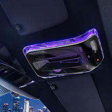 Load image into Gallery viewer, Car Reading Light Crystal Frame Double Layer Translucent Trim Interior Atmosphere Lamp Upgrade For Mercedes E300 GLC260 S-Class EQE
