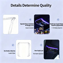 Load image into Gallery viewer, Car Reading Light Crystal Frame Double Layer Translucent Trim Interior Atmosphere Lamp Upgrade For Mercedes E300 GLC260 S-Class EQE
