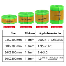 Load image into Gallery viewer, 2.3m Self-Adhesive Anti-Puncture Tire Liner for 700cx18-32 /1.95-2.125 /2.4-3.0 Bike Puncture Protection Strip for MTB Road Bike
